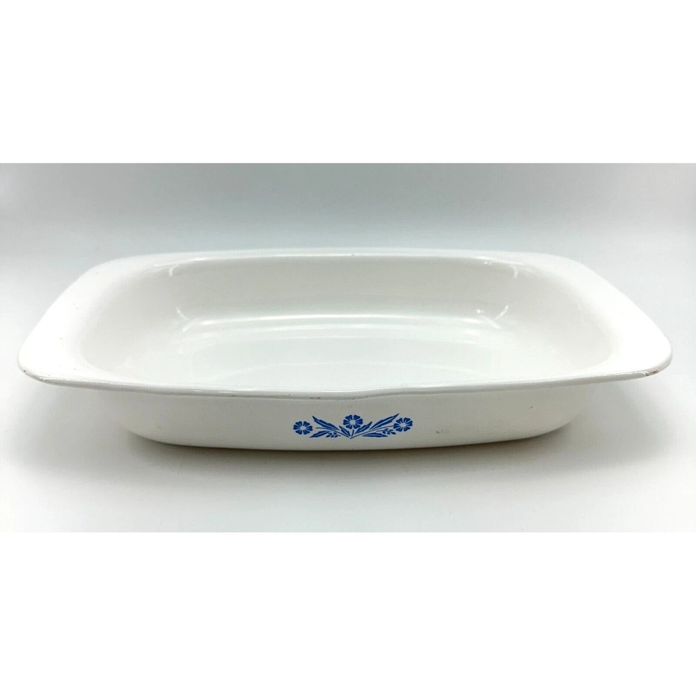 Corning Ware  Blue Cornflower P-21  Vintage Oven Roaster